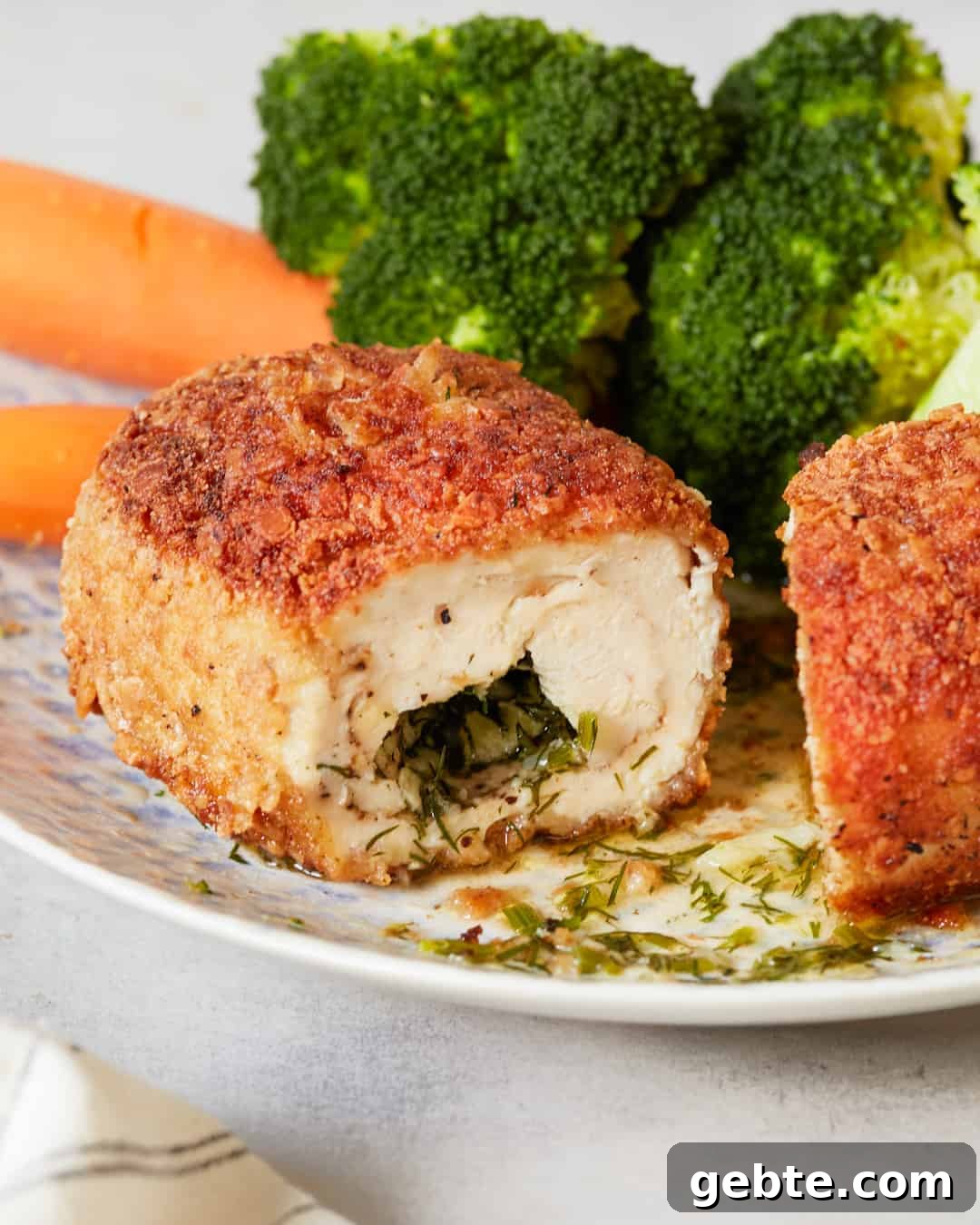 Gluten-Free Chicken Kiev Recipe (Kotleti po-Kievski) 2 Butter Herb and Garlic Stuffed Chicken Kiev Gluten Free