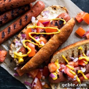 Keto Hot Dogs with Fluffy Yeast Buns: Low-Carb Recipe 8 Keto hot dogs with fluffy yeast buns, pico de gallo salsa and a drizzle of mustard