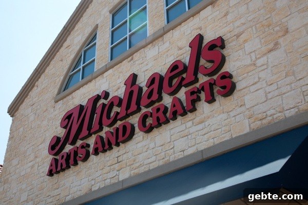 Michaels Craft Store blogger event