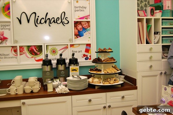 Michaels Craft Store blogger event