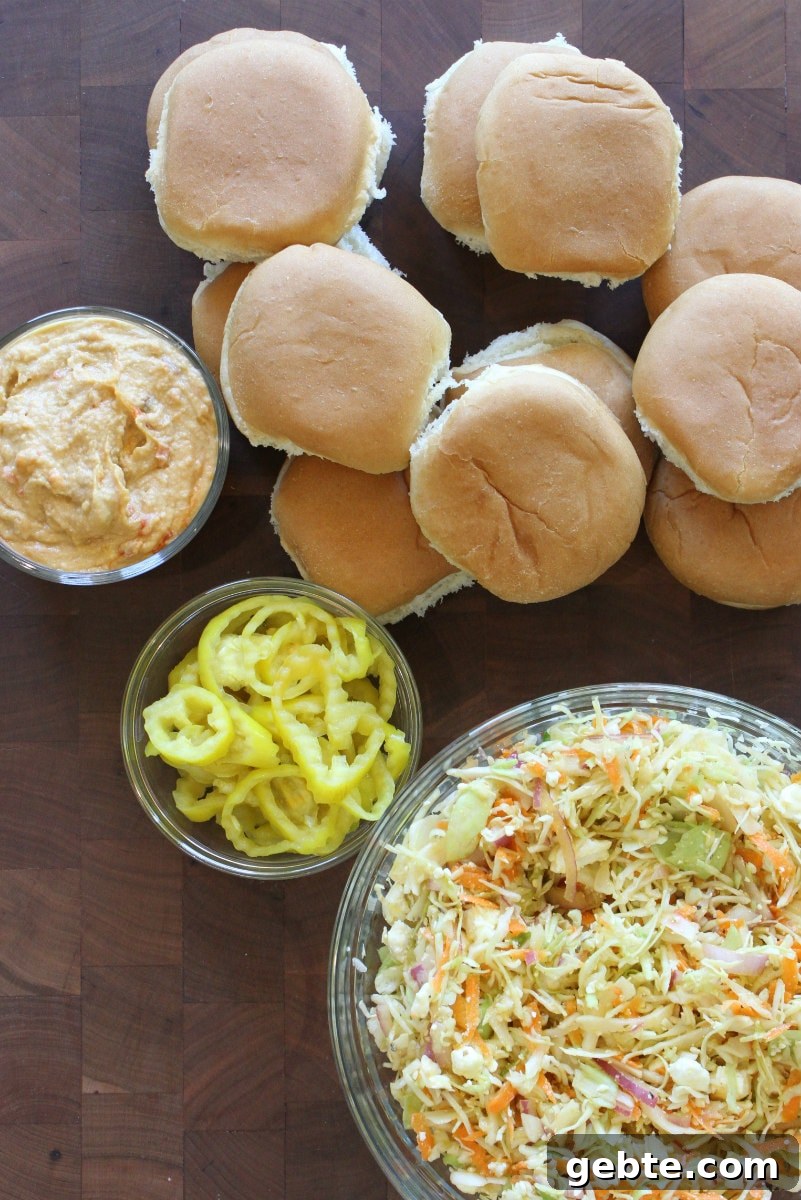 Ingredients for Grilled Pork Sliders