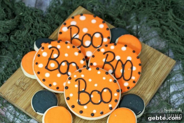 BOO Sugar Cookies Featured