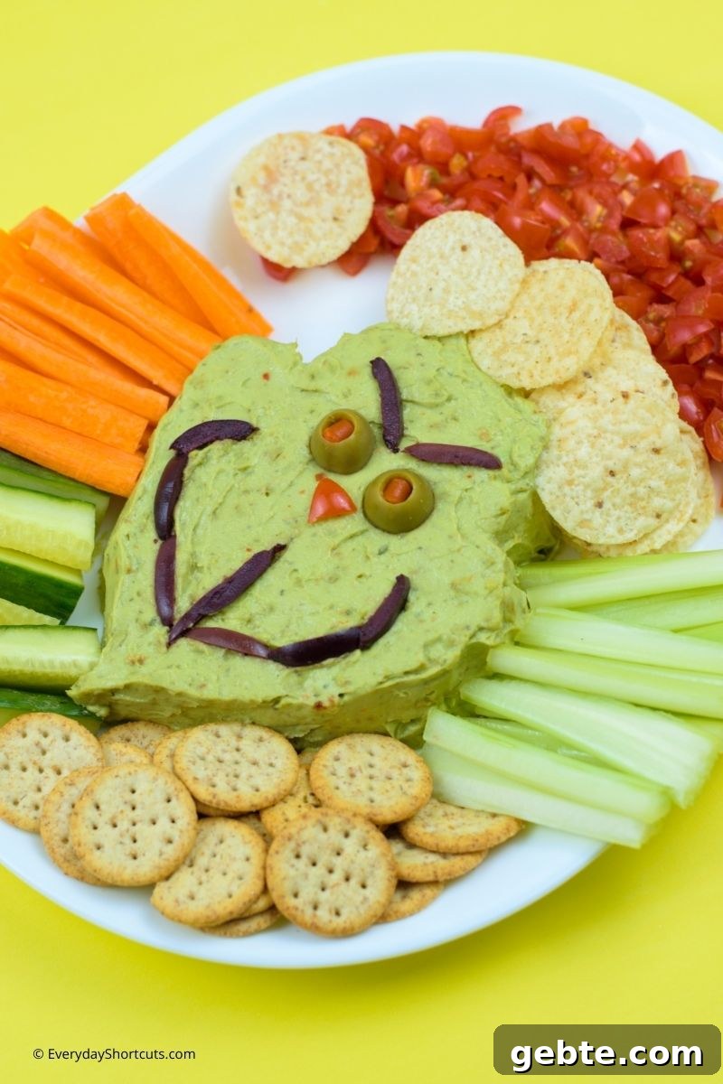 how to make Grinch Guacamole