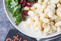 Vermont Cheddar Mac and Cheese with Autumn Protein Salad