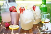 Strawberry Lemonade Kentucky Mule Cocktail