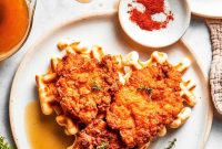 Crispy Fried Chicken with Fluffy Waffles Recipe