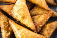 Crispy Cheese Sambousek: Middle Eastern Fried Pastries