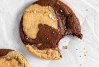 Soft Chocolate Marble Cookies with Swirled Cocoa