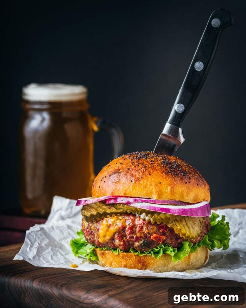 Juicy Lucy Cowgirl Burger