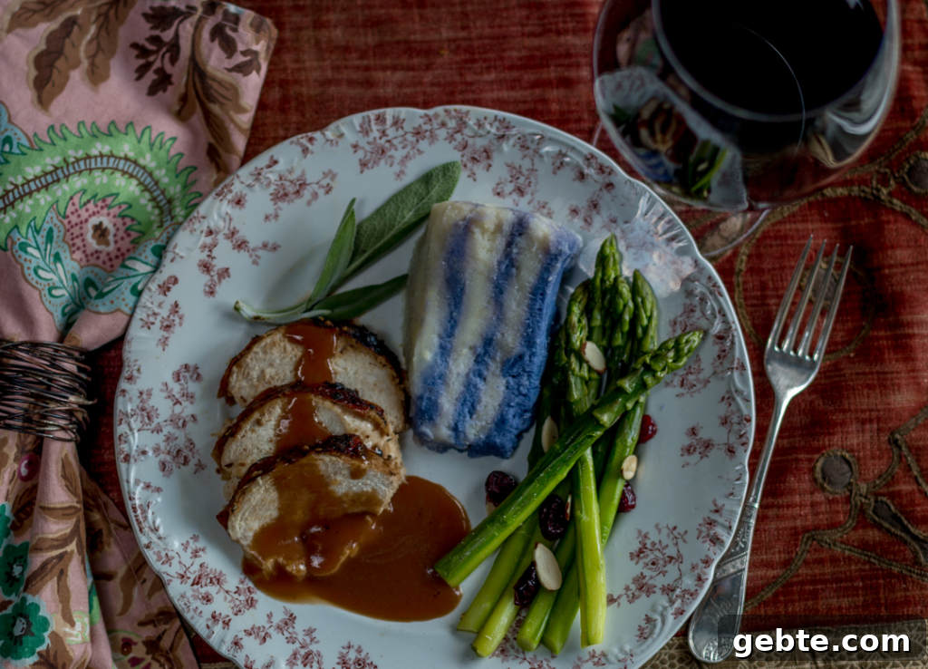 Creamy Layered Purple & Ivory Mashed Potatoes
