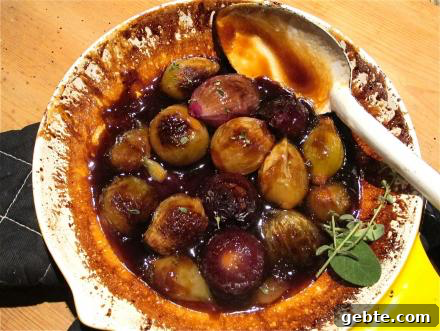 Sticky glazed onions