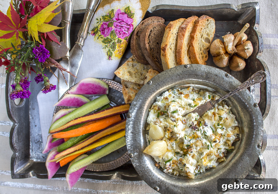 Goat cheese pate