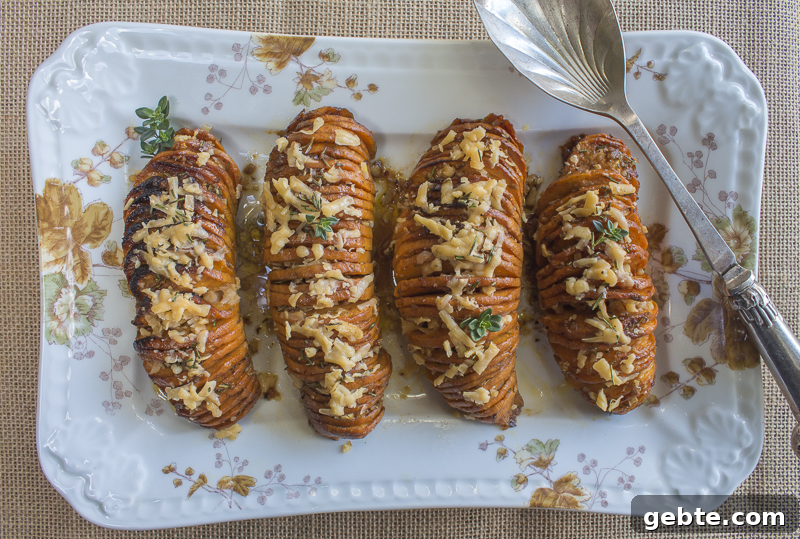 Hasselback Sweet Potatoes