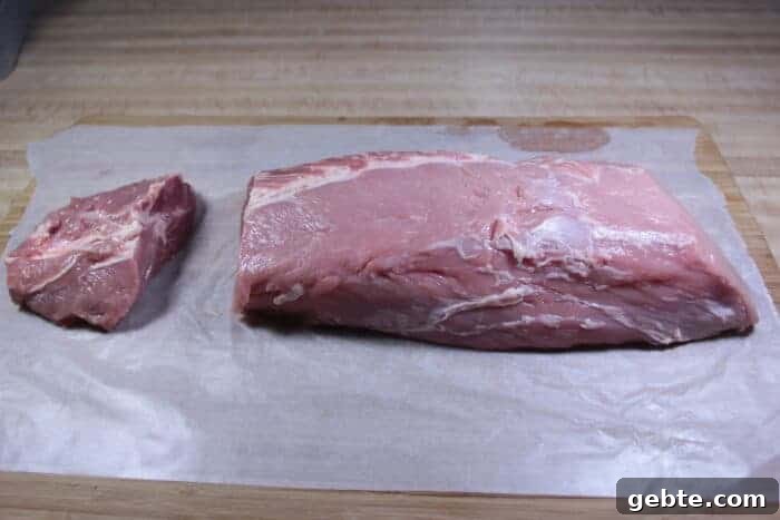 Smoked Pork Loin with Herb Rub 5 Squared pork loin end