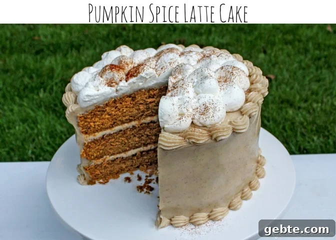 Pumpkin Spice Latte Cake