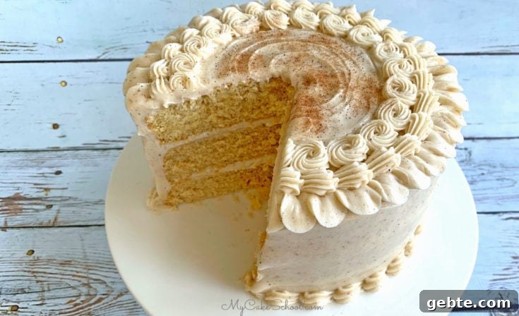Eggnog Cake