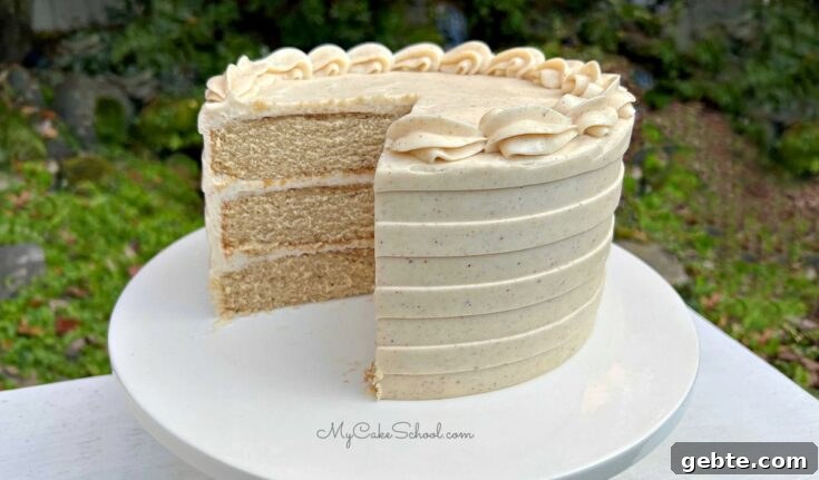 Eggnog Latte Cake