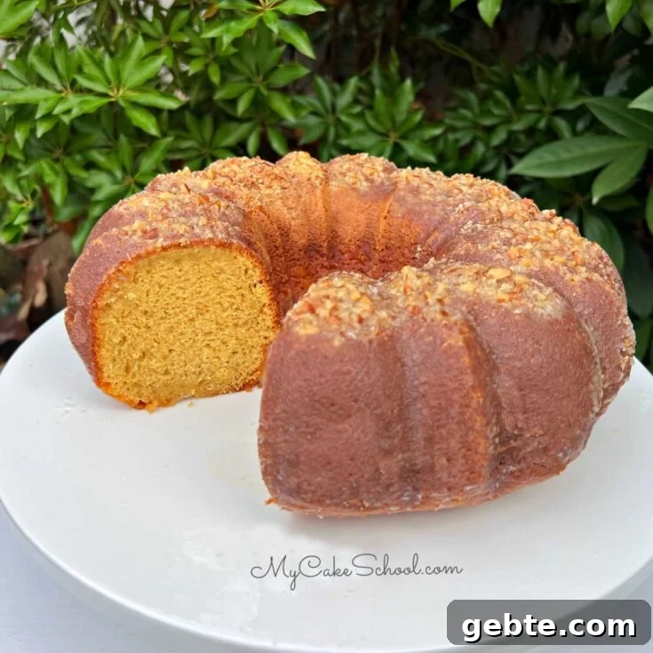 Eggnog Rum Cake