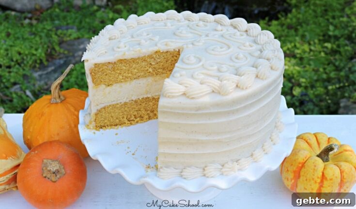 Pumpkin Cheesecake Cake