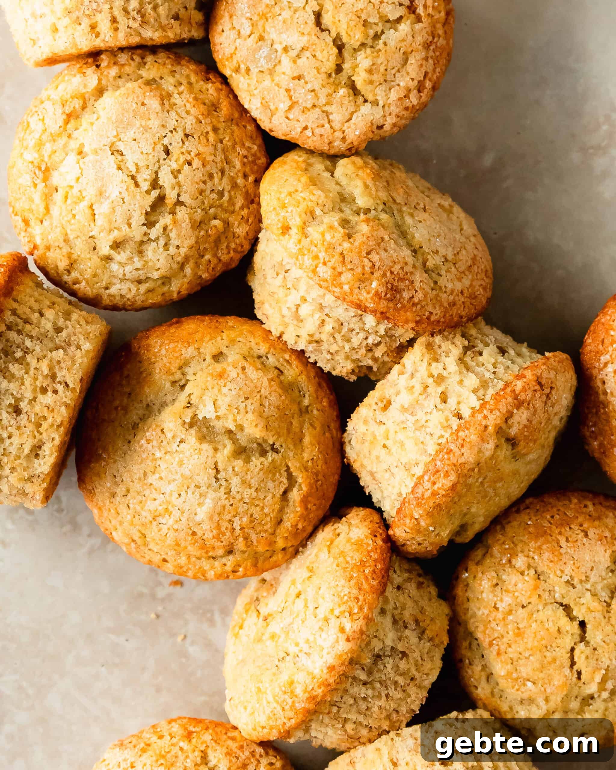 Moist Banana Buttermilk Muffins Recipe 2 Banana buttermilk muffins are soft, moist and fluffy muffins made with sweet bananas and tangy buttermilk. These quick and easy to make bakery style banana muffins can be topped with crunchy bits of sparkling sugar, streusel or chocolate chips.