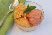 Creamy Apricot Syrup Frozen Yogurt Recipe