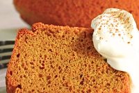 Fluffy Pumpkin Spice Chiffon Cake Recipe