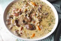 Comforting Chicken, Wild Rice & Mushroom Soup Recipe