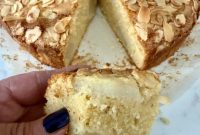 One-Bowl Pear and Almond Cake