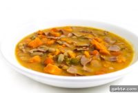 Slow Cooker Ham, White Bean and Sweet Potato Soup