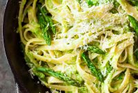 Creamy Alfredo Asparagus Pasta