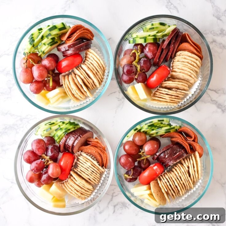 DIY Adult Lunchables