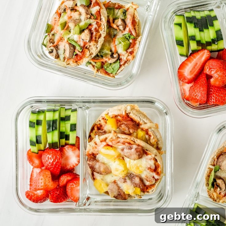 English muffin mini pizzas