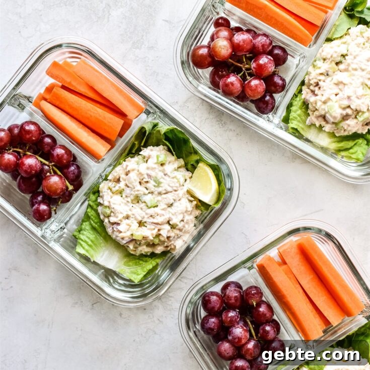 Tuna Salad Lettuce Wraps