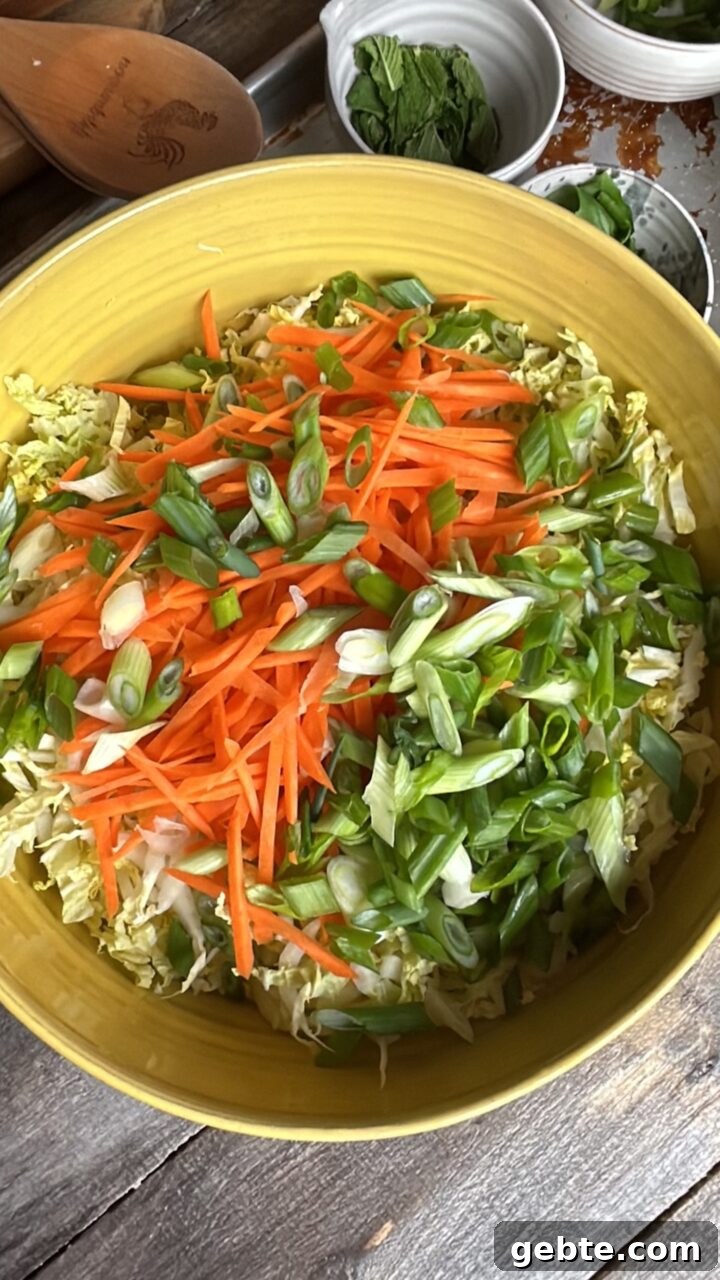 Salad ingredients in bowl