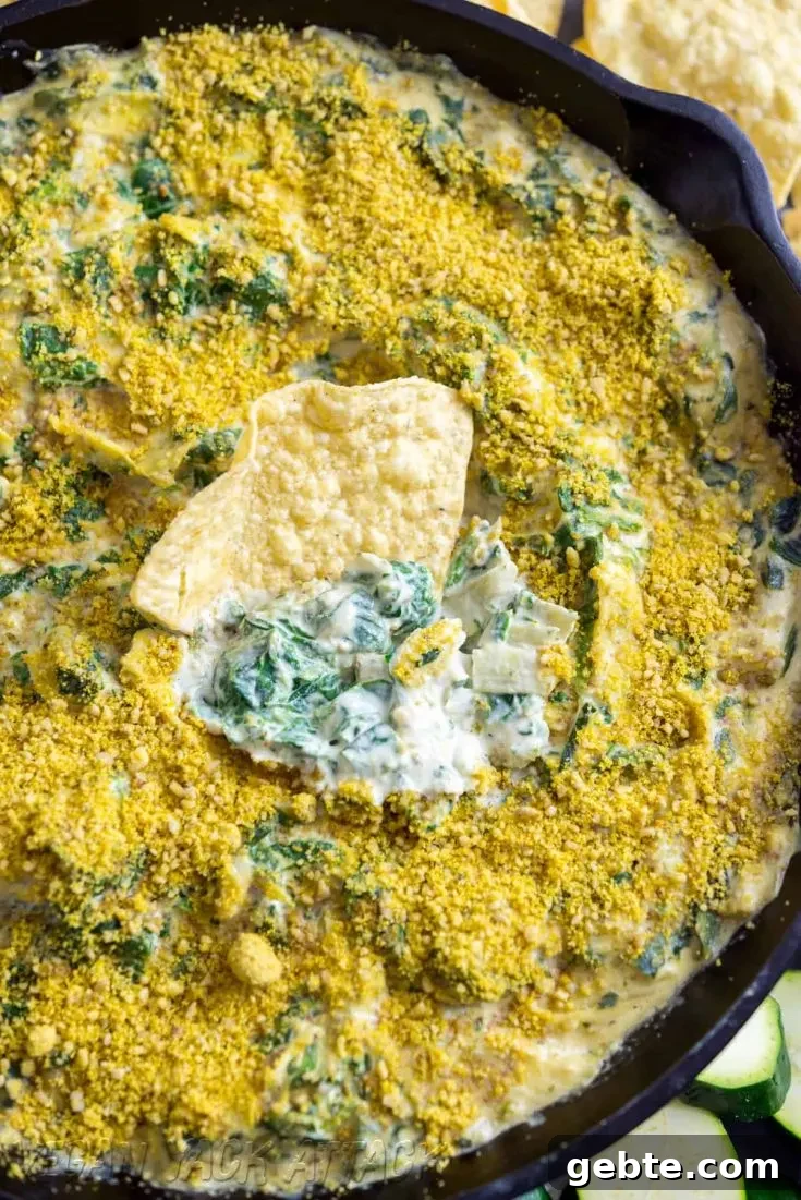 Minimalist Baker: Spinach and Artichoke Dip