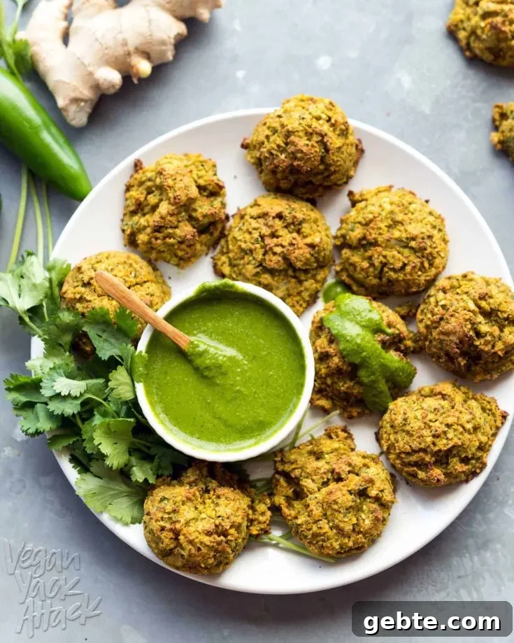 Baked Vegetable Pakoras