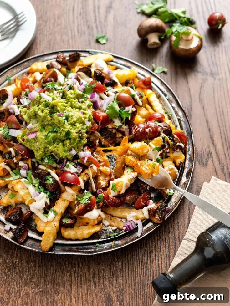Vegan Mushroom (Champiñón) Asado Fries