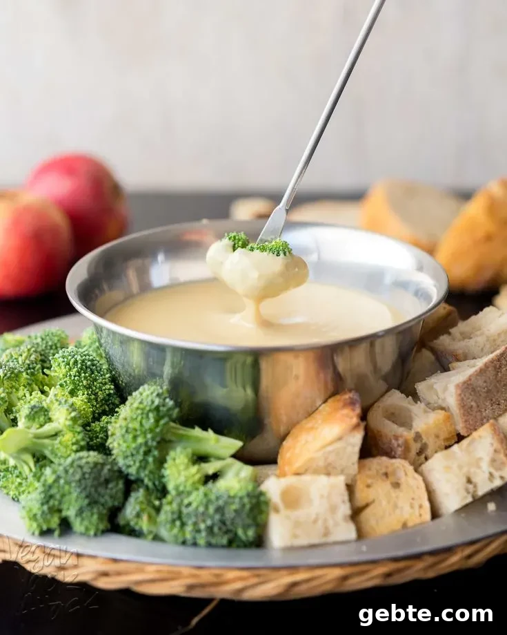 White bean beer fondue