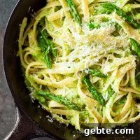Creamy Alfredo Asparagus Pasta 5 Asparagus Alfredo