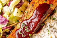 Maple Chili Glazed Salmon