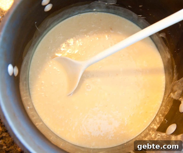 melted white chocolate chips + can of sweetened condensed milk