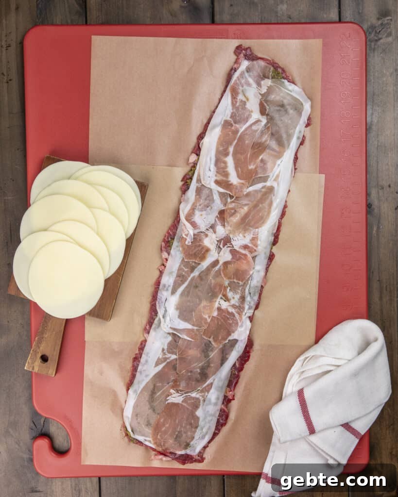 Grilled Skirt Steak Pinwheels with Garlic-Herb Filling 5 Tied steak roll