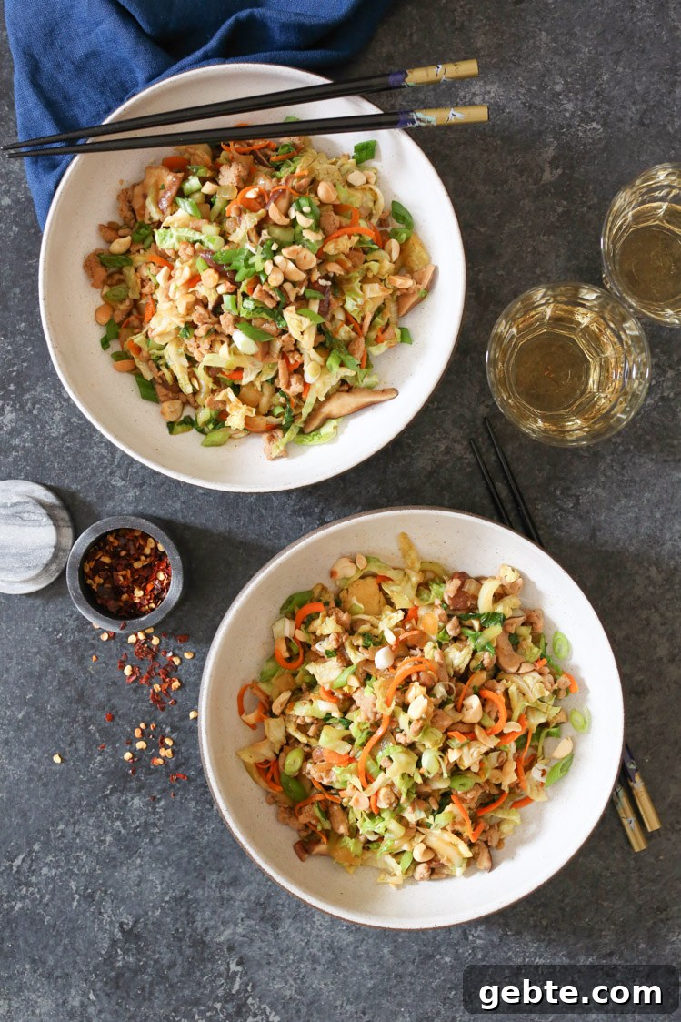 chicken-egg-roll-bowls