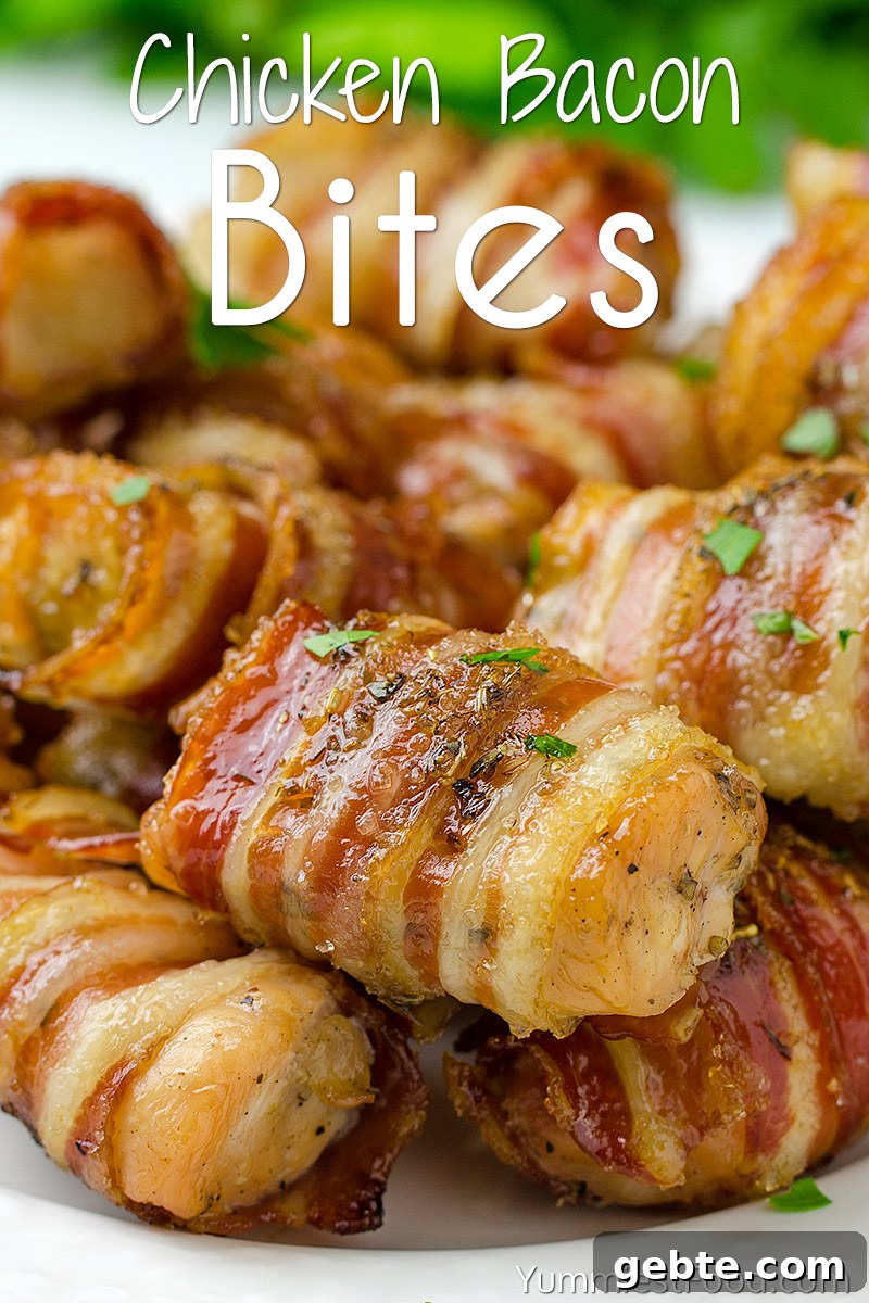 Easy And Sweet Chicken Bacon Bites Recipe