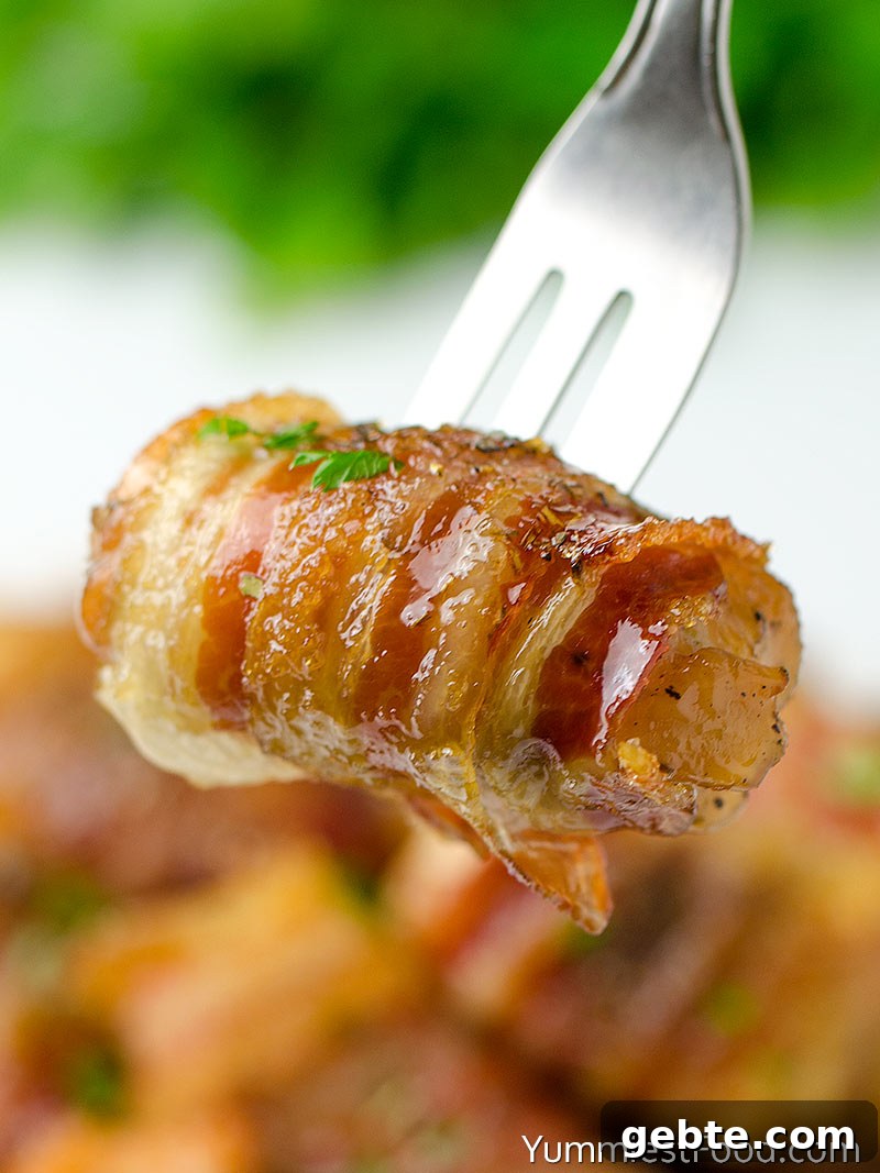 Easy And Sweet Chicken Bacon Bite - On the Fork