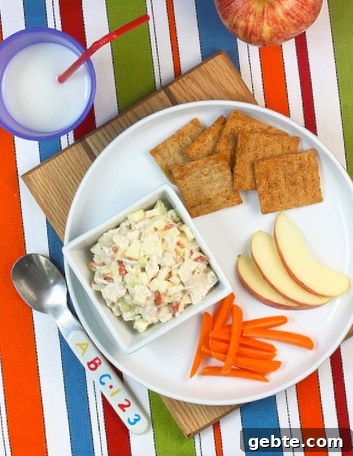 Apple Chicken Salad via Lizshealthytable.com