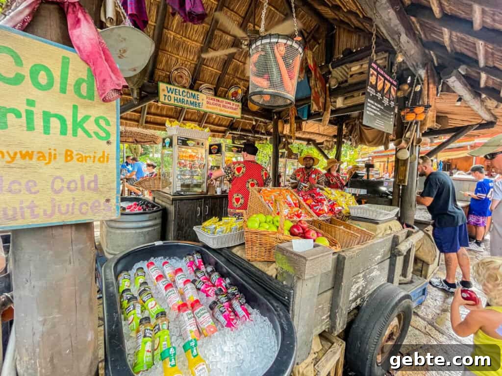 Harambe Fruit Market at Disney's Animal Kingdom.