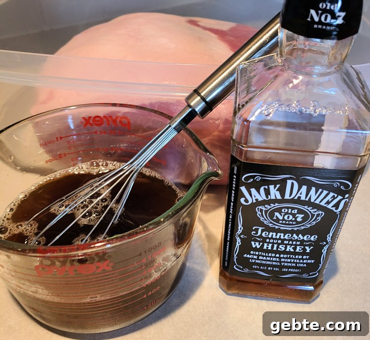 Injection mixed in bowl