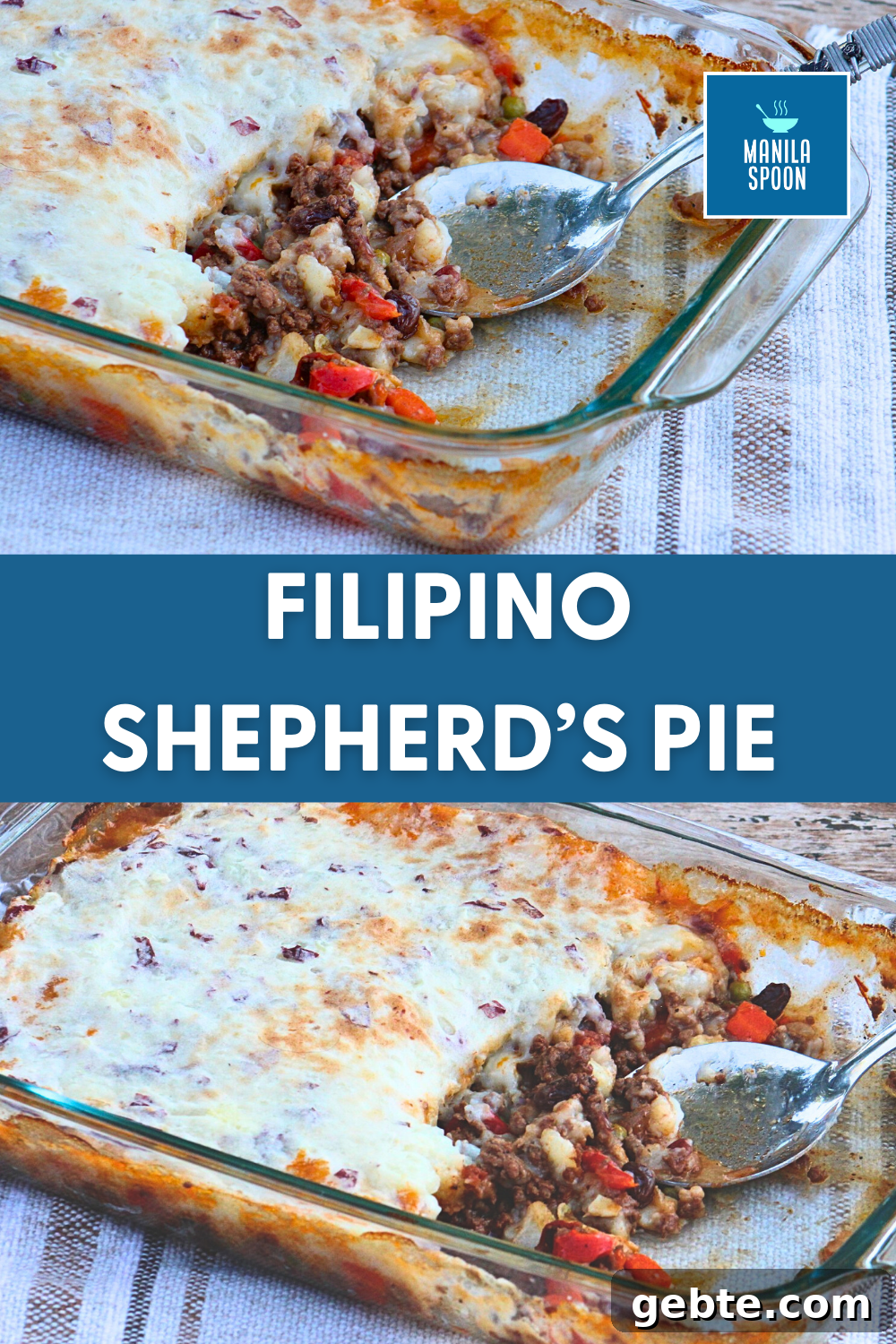 Filipino picadillo for shepherd's pie
