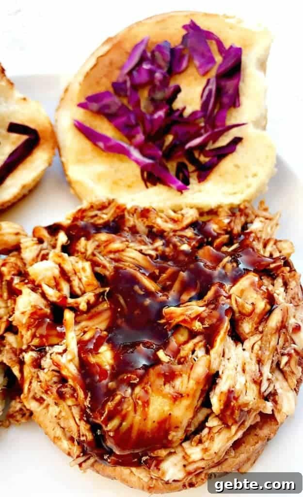 Instant Pot BBQ Pulled Chicken Recipe 3 instant pot bbq pulled chicken sandwiches